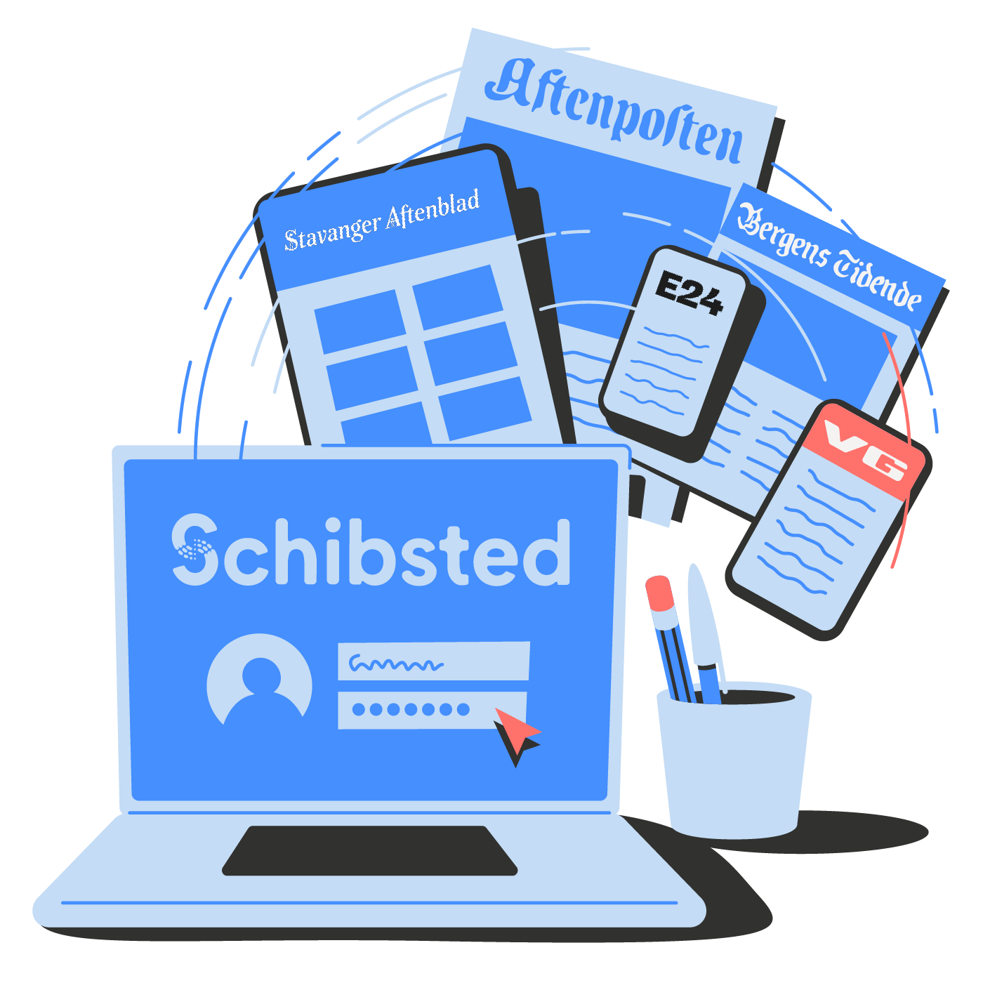 Schibsted news media provides coverage on all online media